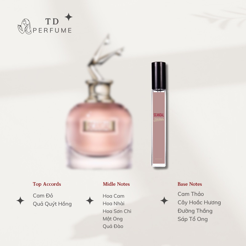 10ml [Mẫu thử] - SCANDAL - Nước hoa nữ mini