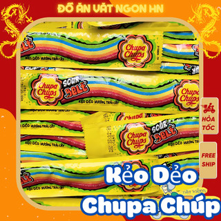 Kẹo dẻo chupa chups sour belt kẹo dẻo ăn vặt hương trái cây