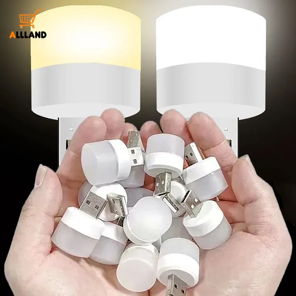 Bóng đèn led mini / đèn sách bảo vệ mắt siêu sáng 5v 1w / đèn bảo vệ mắt đọc tròn / đèn cắm usb mini