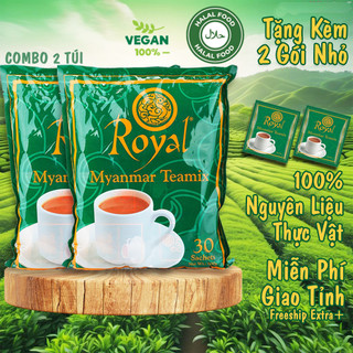 [MUA 2 TẶNG 2] [MUA THÊM TẶNG THÊM]- COMBO 2 TÚI- Trà Sữa Royal Myanmar Nhập Khẩu Chính Hãng- túi lớn 30 gói [DATE 2026]
