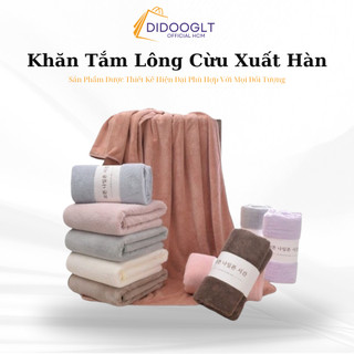 Khăn tắm xuất Hàn Quốc cao cấp, size lớn 70x140cm - Siêu mềm mịn, siêu bền ( didooglt )