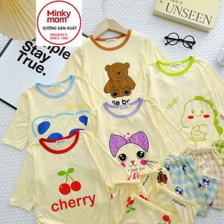 Bộ Cho Bé LDD58 Bộ LữngThun Lạnh Cao Cấp Mềm Mịn Thoáng Mát Hàng Chuẩn Loại 1 MINKY MOM Dễ Chịu, Thoải Mái Cho Bé