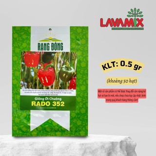 Hạt giống Ớt Chuông Rado 352 (0,5g~50 hạt) hiệu Rạng Đông sinh trưởng khỏe, nảy mầm tốt | Green House
