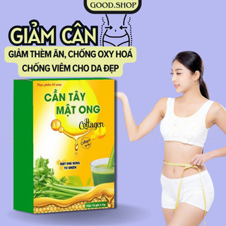 Bột cần tây MẬT ONG COLLAGEN Bột cần tây mật ong giảm cân chính hãng thanh lọc cơ thể SLhealthcare