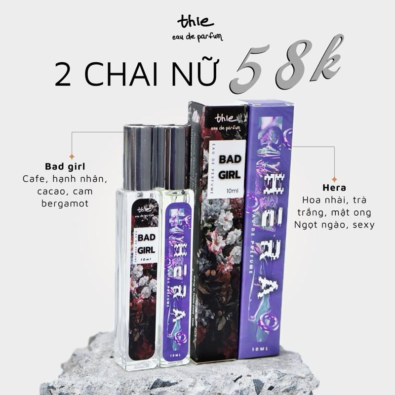 (2 CHAI) COMBO 2 CHAI NƯỚC HOA CHIẾT 10ml
