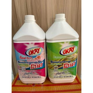 Nước lau sàn okay 3,8 lít 2 mùi thơm .