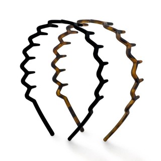 Cài tóc Kitsch Zig Zag Headband 2pc - Black & Tort
