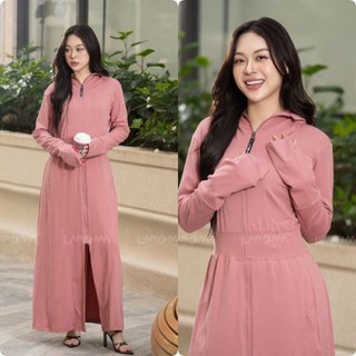 Choàng chống nắng Laroma 1 lớp chất COTTON