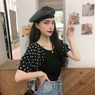Áo thun gân tay bi mặc 2 kiểu