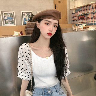 Áo thun gân tay bi mặc 2 kiểu