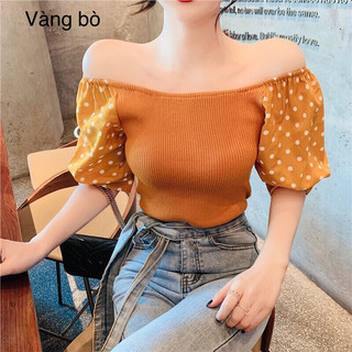 Áo thun gân tay bi mặc 2 kiểu