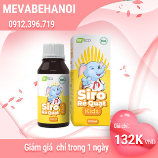 Siro rẻ quạt Kids - làm giảm ho khan, ho đờm