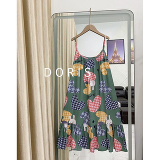 Váy Lanh Bầu - 2 dây - chất lanh lụa mềm nhẹ mát - VH01