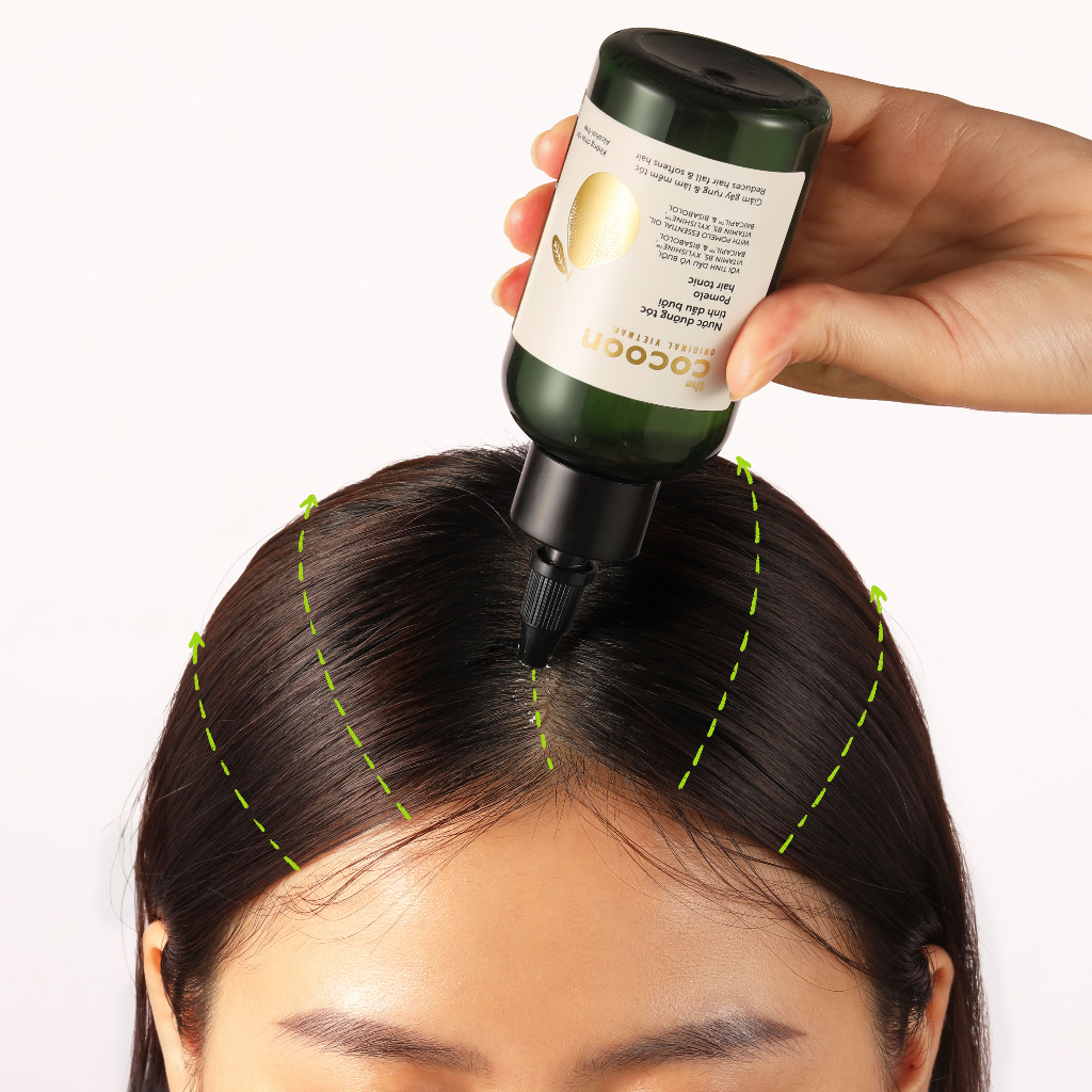Combo kích thích mọc tóc và phục hồi nước dưỡng tóc tinh dầu bưởi Cocoon 140ML BẢN MỚI + Nước xịt dưỡng tóc sachi 140ml