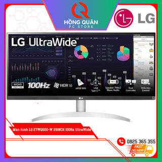 Màn hình ultrawide lg 29wq600-w 29inch new - hàng chính hãng