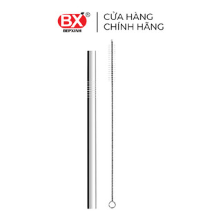 Ống hút trân châu inox 304, kèm theo cọ vệ sinh, Bếp Xinh, số lượng 1 cái