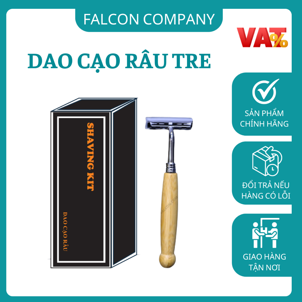 100 Dao cạo râu khách sạn, Dao cạo râu tre gỗ đóng vỏ hộp giấy kraft cao cấp chuyen dụng cho nhà ngh