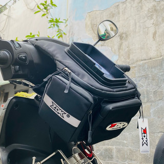 Túi Treo Đầu Xe Máy ZDK K4 Kèm Bọc Túi Đi Mưa, Chống Nước, Đựng Điện Thoại Cảm Ứng, Đa Năng