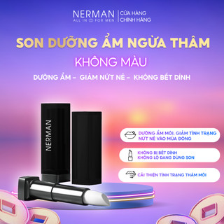 Son dưỡng cho nam Nerman dưỡng ẩm môi,giảm nứt nẻ,không bết dính,hỗ trợ mờ thâm Men in Black 4g