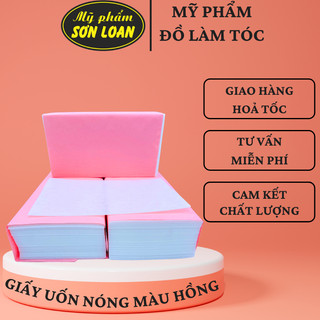 Giấy uốn nóng màu hồng bản lớn dành cho salon