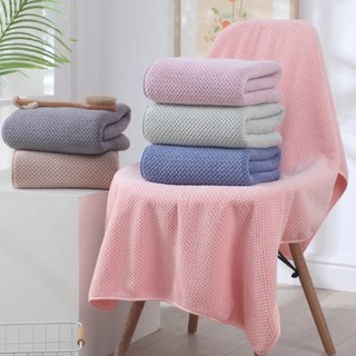 Khăn tắm nhung san hô kích thước 70x140cm mềm mịn, thấm hút tốt không rụng lông