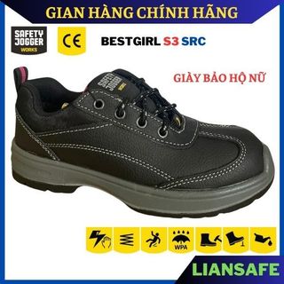 Giày bảo hộ lao động nữ Safety Jogger Bestgirl S3 mũi sắt chống đinh - Giày bảo hộ nữ đi công trình