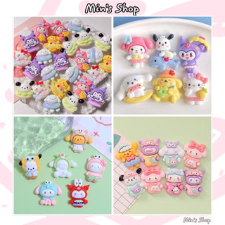 Set 50-100 charm chủ đề SANRIO siêu dễ thương dùng làm slime, trang trí,..