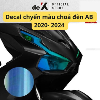 Miếng dán decal chóa đèn airblade 2020-2024 chuyển đổi màu đèn chóa . xe ab 125-150-160 .