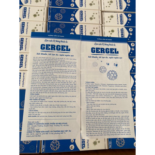 Gel làm sạch, sát khuẩn da Gergel