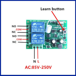 Bộ Thu Học Lệnh RF315 2 Kênh