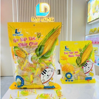 Kẹo Bắp Dẻo Nhân Chảy 500gr, 1kg Túi Đại Long