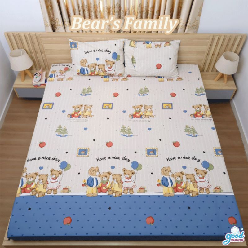 GA CHỐNG THẤM COTTON GOODMAMA 1m6*2m*10cm( KO VỎ GỐI)