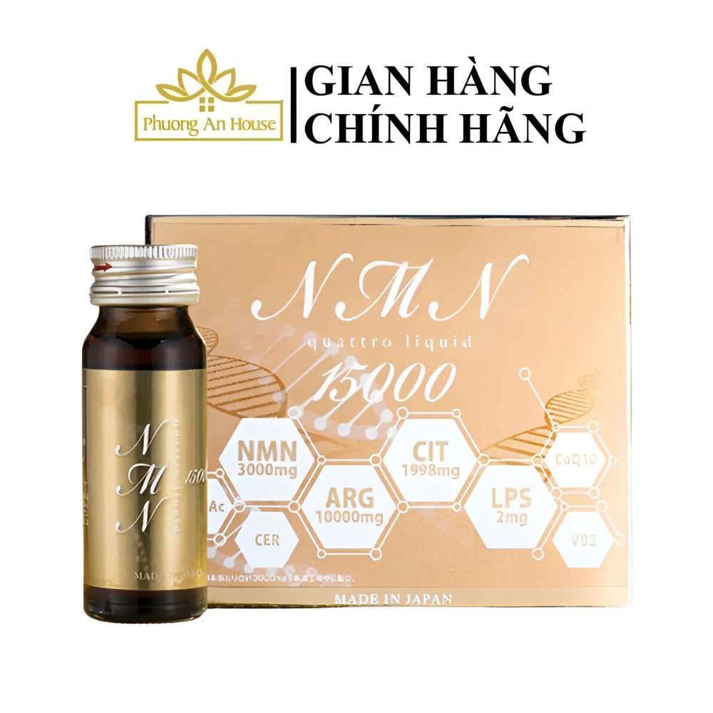 Nước uống NMN 18000 Premium dạng nước tái sinh phục hồi cấp tế bào Nhật Bản