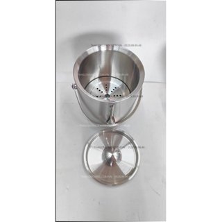 Xô cách nhiệt đựng đá inox 304/ xô thẳng 2 lớp