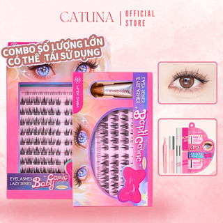 Mi Giả Mi Anime CATUNA tách sợi tự nhiên hoạt hình dễ gắn cho người mới trang điểm LM02