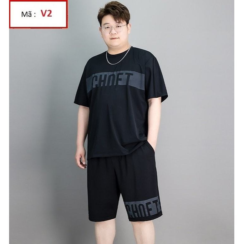 Bộ đồ big size nam họa tiết chữ CHOFT