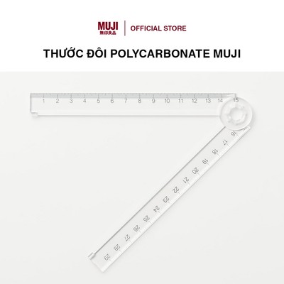 Thước Đôi Polycarbonate MUJI