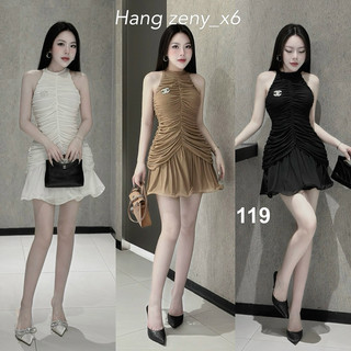 Đầm yếm rúm đuôi bèo siêu xinh