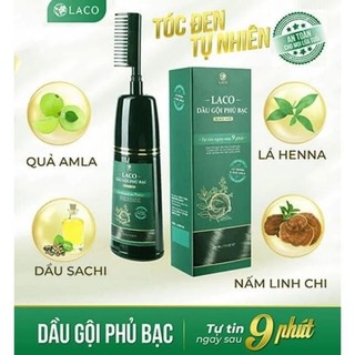 Dầu gội phủ bạc laco 200 ml