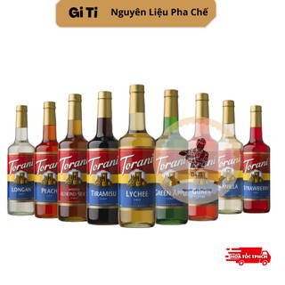 Siro syrup torani nhiều vị chai 750ml | đào | vải