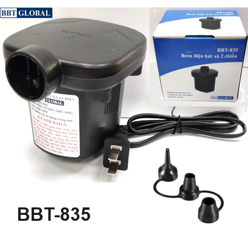 Bơm điện hút xả 2 chiều BBT Global BBT-835