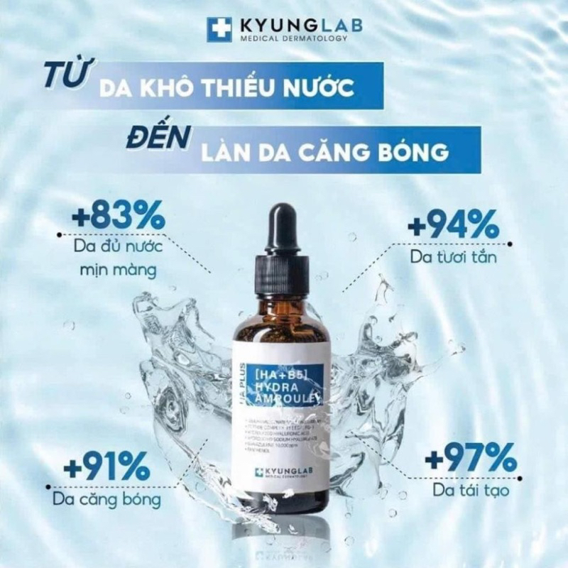 Serum HA B5 , Serum HA+B5 Kyung Lab cấp ẩm phục hồi da dưỡng ẩm Chính hãng (Authentic)