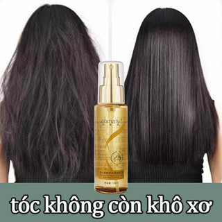 Tinh dầu dưỡng tóc Phục Hồi Tóc Hư Tổn100ML Phục hồi uốn nhuộm, hư tổn khô xơ， giữ nếp mượt tóc