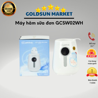 Máy hâm sữa đơn Goldsun GCSW02WH làm nóng nhanh trong vòng 3 phút, có chức năng tiệt trùng đến 99%