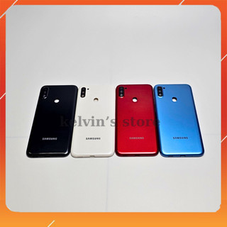 Full vỏ nắp lưng điện thoại samsung a11 kèm kính camera,, mới 100%.