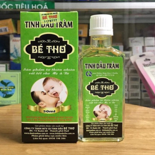 DẦU TRÀM BÉ THƠ CHO MẸ VÀ BÉ 50ML [Chính Hãng]