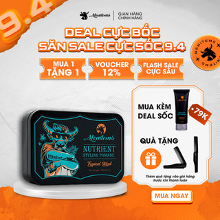 Sáp vuốt tóc Menitems, sáp vuốt tóc pomade, giữ nếp, tạo kiểu tự nhiên 10h, nước hoa lưu hương lâu Tropical Wind