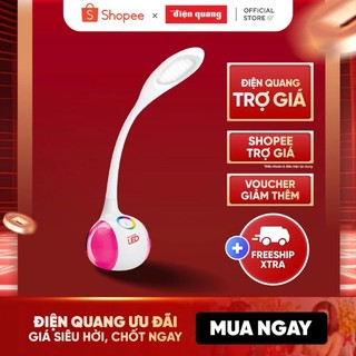  Đèn Bàn Led Cao Cấp Điện Quang Ldl06b 5w Cảm Ứng 16 Triệu Màu Đèn Học Chống Cận 
