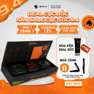 Bộ sưu tập sáp dưỡng Menitems hương núi rừng Việt Nam, sáp tóc pomade, giữ nếp, tạo kiểu tự nhiên lên đến hơn 10H