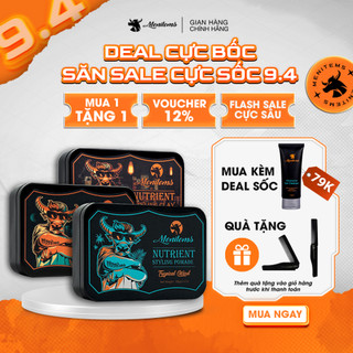 Combo sáp MENITEMS, sáp vuốt tóc Clay - Pomade, giữ nếp, tạo kiểu, tự nhiên lên đến hơn 10H, hương thơm lôi cuốn